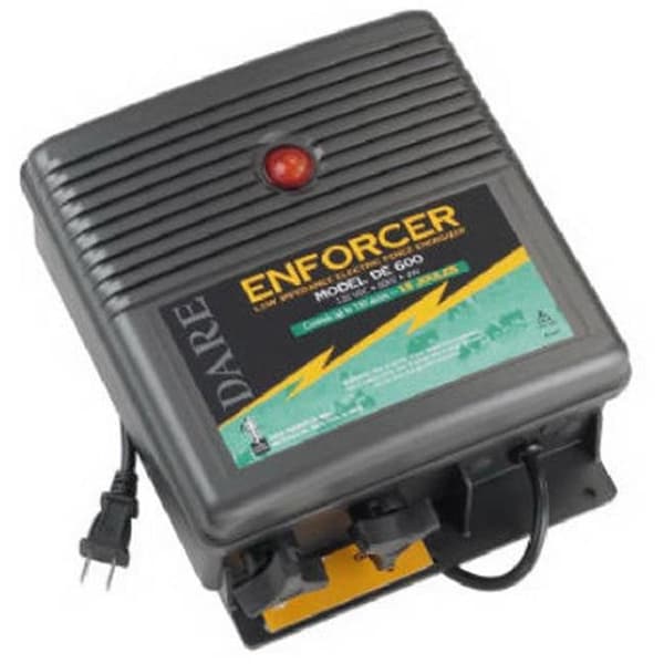 Dare Products Dare Products DE 600 110 Volts Plug In Fence Energizer; Low Impedance - 1.5 Joule Output 723791 - main